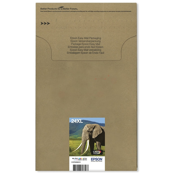 C13T24384510 // 24XL / schwarz / original EPSON Tintenpatrone MultiPack / C13T24384510 / 740 S.