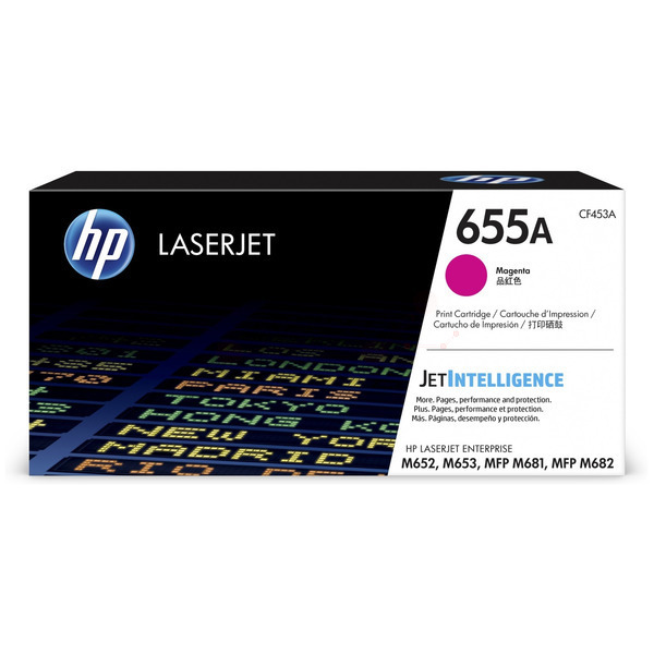 CF453A // 655A / magenta / original HP Toner magenta / CF453A / 10500 S.