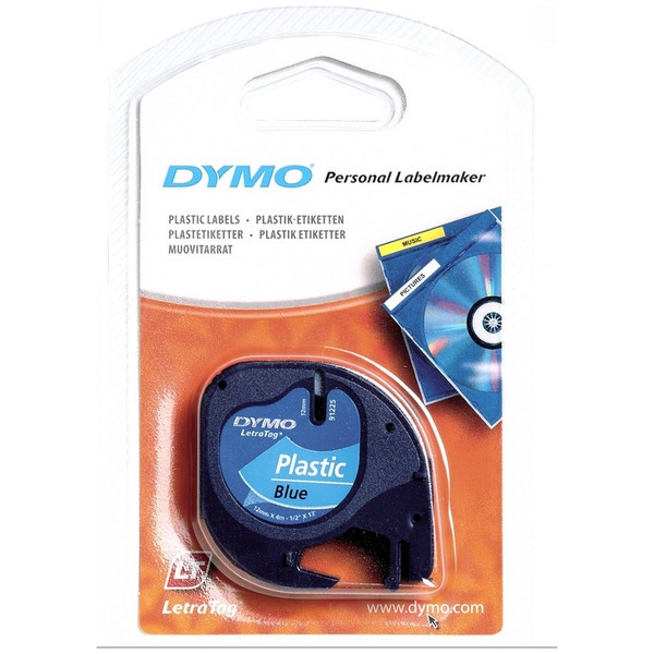 91205 // S0721650 / schwarz / original DYMO DirectLabelEtiketten / 91205