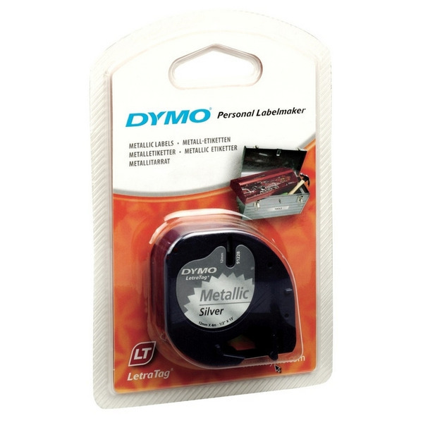 91208 // S0721730 / schwarz / original DYMO DirectLabelEtiketten / 91208