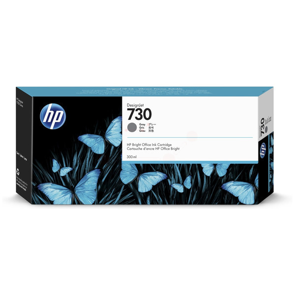 P2V72A // 730 / original HP Tintenpatrone grau / P2V72A / 300.00 ml