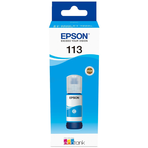 C13T06B240 // 113 / cyan / original EPSON Tintenflasche cyan / C13T06B240 / 6000 S. / 70.00 ml
