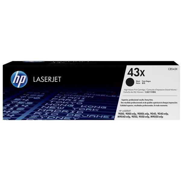 C8543X // 43X / schwarz / original HP Toner schwarz / C8543X / 30000 S.