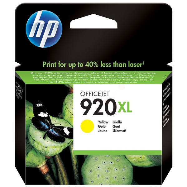CD974AE // 920XL / gelb / original HP Tintenpatrone gelb / CD974AE / 700 S. / 6.00 ml