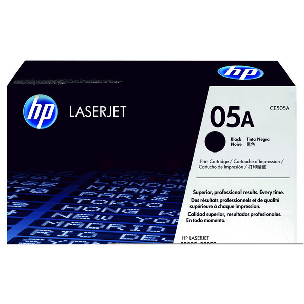 CE505A // 05A / schwarz / original HP Toner schwarz / CE505A / 2300 S.