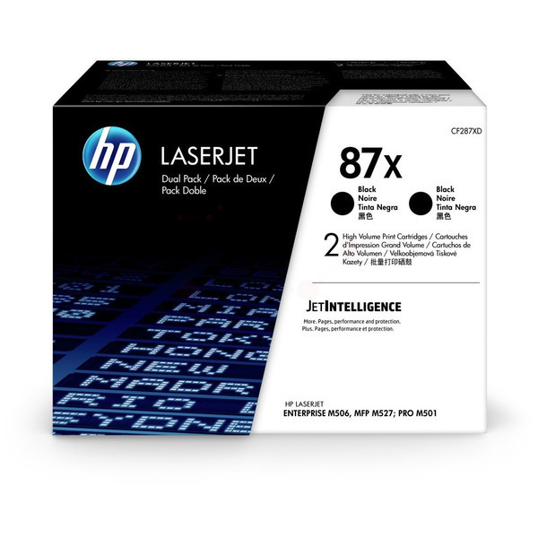 CF287XD // 87X / schwarz / original HP Toner schwarz / CF287XD / 18000 S.