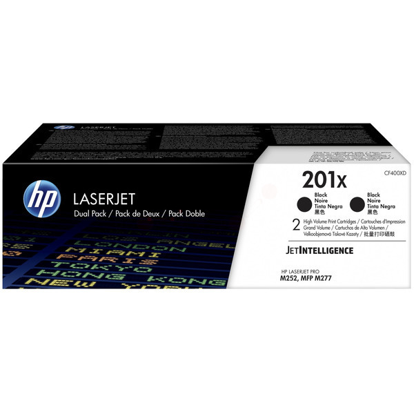 CF400XD // 201X / schwarz / original HP Toner schwarz / CF400XD / 2800 S.