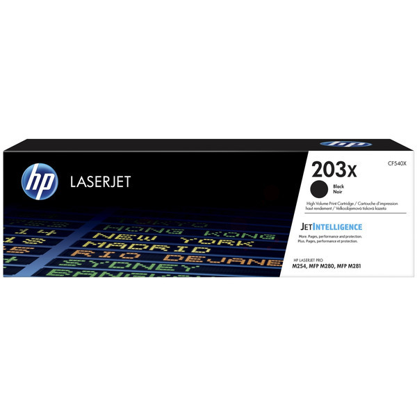 CF540X // 203X / schwarz / original HP Toner schwarz / CF540X / 3200 S.