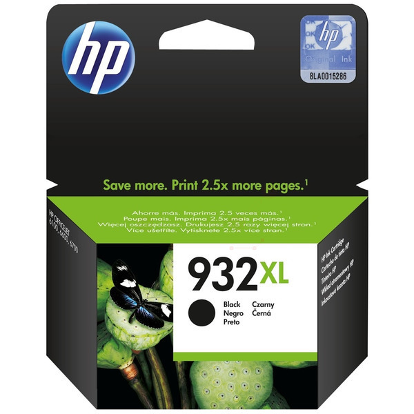 CN053AE // 932XL / schwarz / original HP Tintenpatrone schwarz / CN053AE / 1000 S. / 22.50 ml