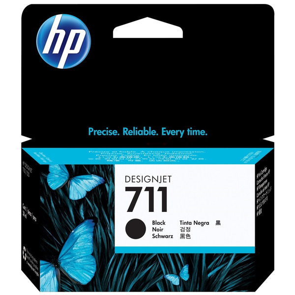 CZ129A // 711 / schwarz / original HP Tintenpatrone schwarz / CZ129A / 38.00 ml