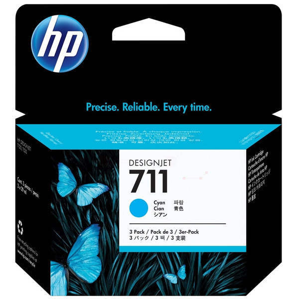 CZ134A // 711 / cyan / original HP Tintenpatrone cyan / CZ134A / 29.00 ml