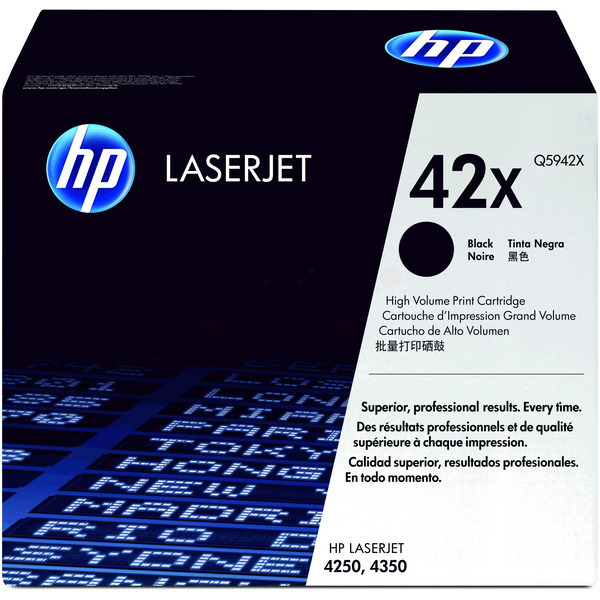 Q5942X // 42X / schwarz / original HP Toner schwarz / Q5942X / 20000 S.