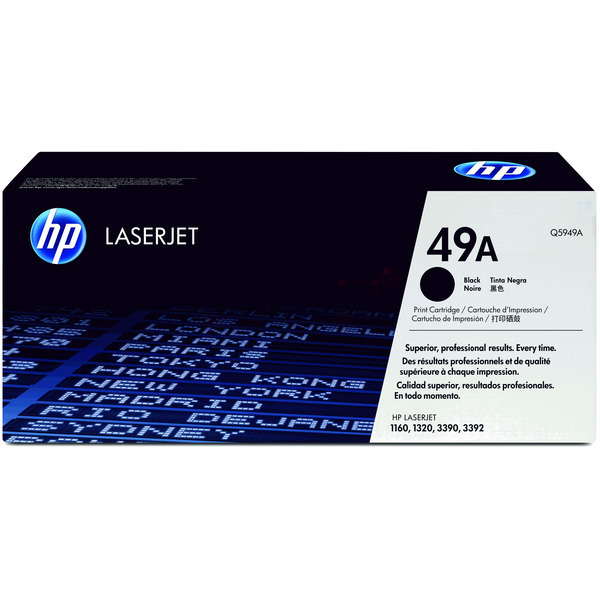 Q5949A // 49A / schwarz / original HP Toner schwarz / Q5949A / 2500 S.