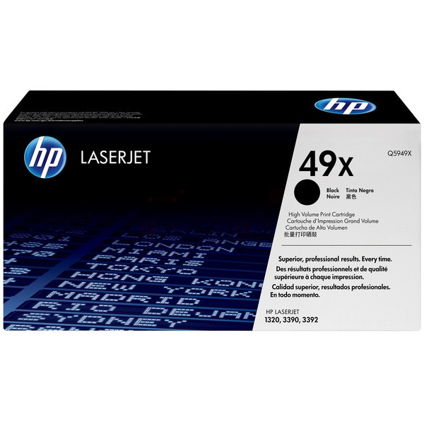 Q5949X // 49X / schwarz / original HP Toner schwarz / Q5949X / 6000 S.