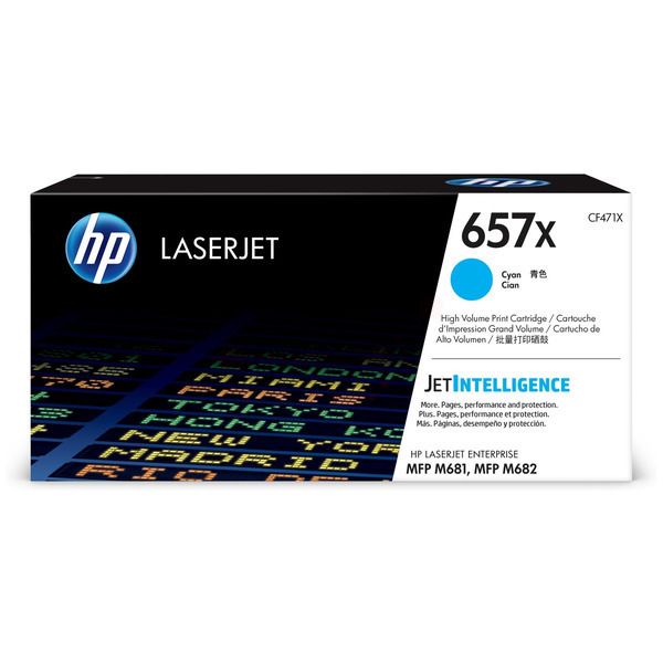 CF471X // 657X / cyan / original HP Toner cyan / CF471X / 23000 S.