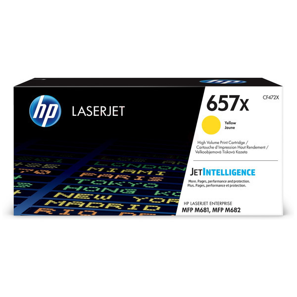 CF472X // 657X / gelb / original HP Toner gelb / CF472X / 23000 S.